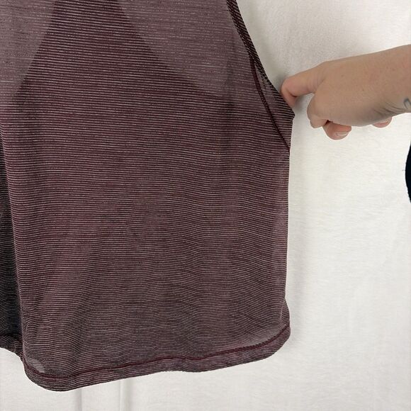 Lululemon Women's Sz 2/4 Heathered Plum Racerback Tank Top - Picture 2 of 7